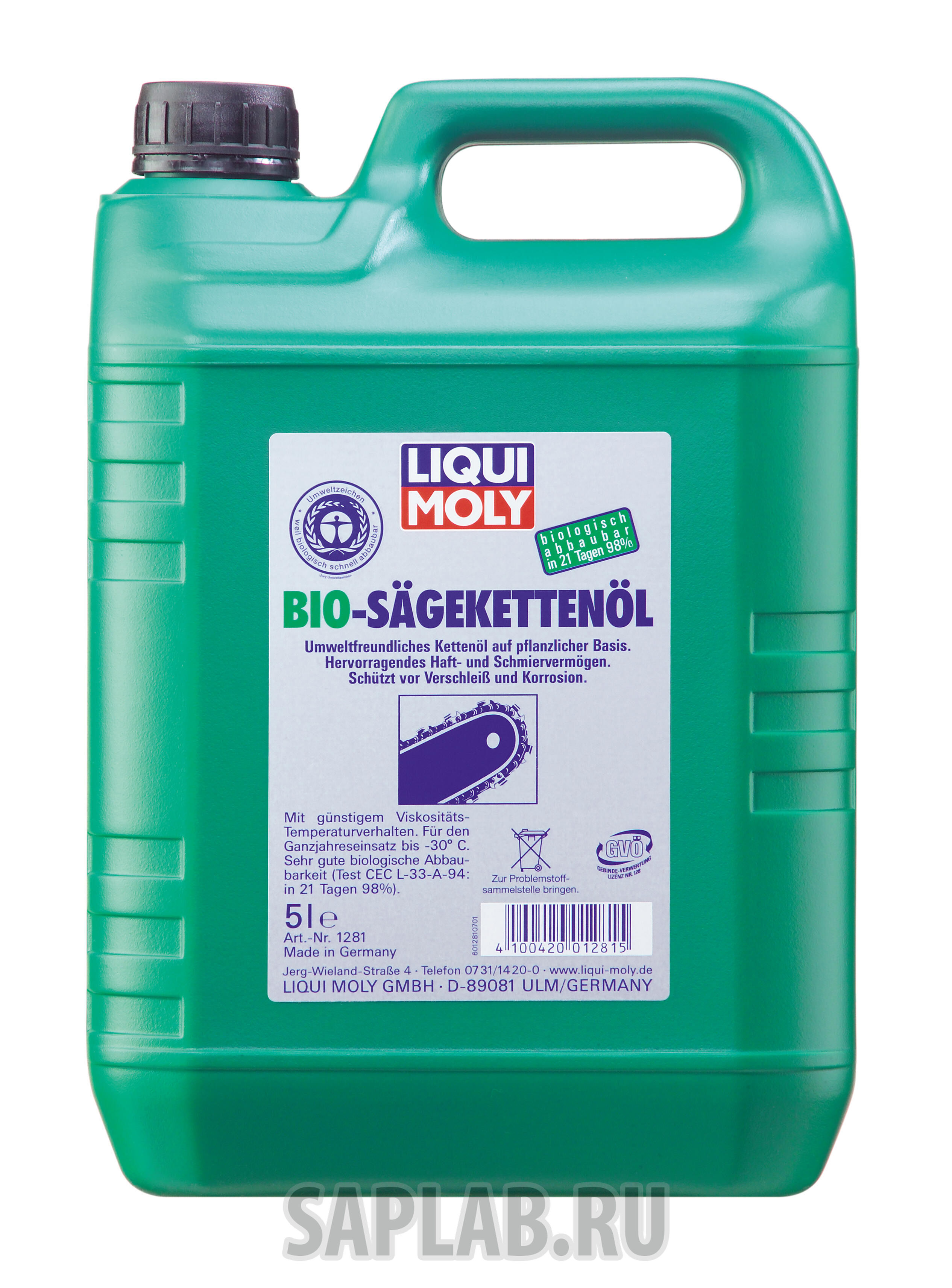 Купить Liqui moly 1281 Трансмиссионное масло для цепей бензопил Sage-Kettenoil SAE