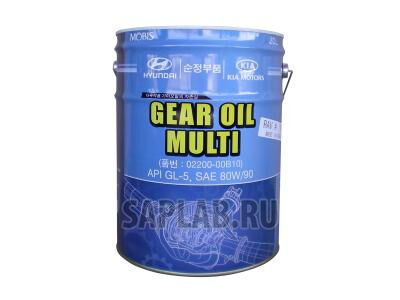 Купить Hyundai / kia 0220000B10 Hyundai/Kia Gear Oil Multi GL 5 SAE 80W-90