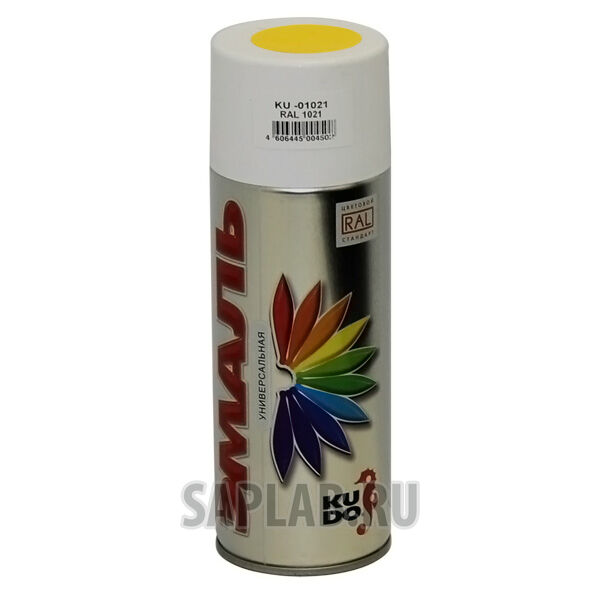 Купить Kudo KU01021 Краска универсальная RAL 1021, 520мл