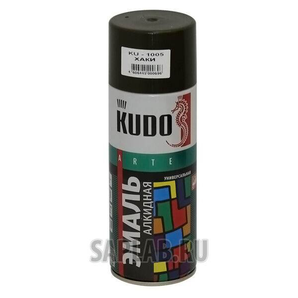 Купить Kudo KU1005 Краска универсальная хаки 520 мл