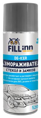 Купить Fill inn FL091 Размораживатель стекол и замков (аэрозоль 520 мл)