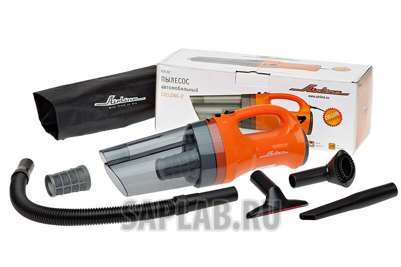 Купить Airline VCA02 Пылесос автомобильный Cyclone-2 в сумке (150Вт/0,5л/4 КПа)