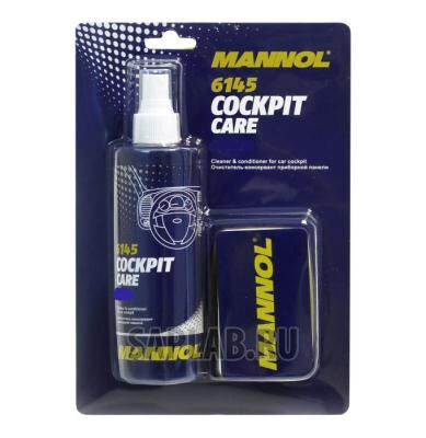 Купить Mannol 4036021996783 Очиститель-консервант приб. панели с губкой / Cockpit Care New Car