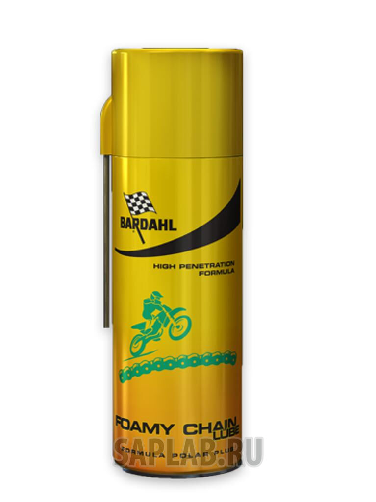 Купить Bardahl 601029 Специальная пенная проникающая смазка Foamy Chain Lube, 400мл.