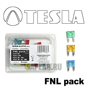 Купить Tesla FNLPACK Предохранитель плоский MINI c индикатором LED 30 шт/кор.  в ассорт.