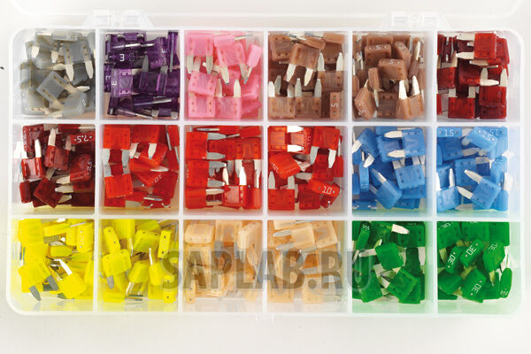 Купить Tesla FNMULTIBOX Предохранители плоские MINI в ассортименте MULTIBOX 360шт/упак.