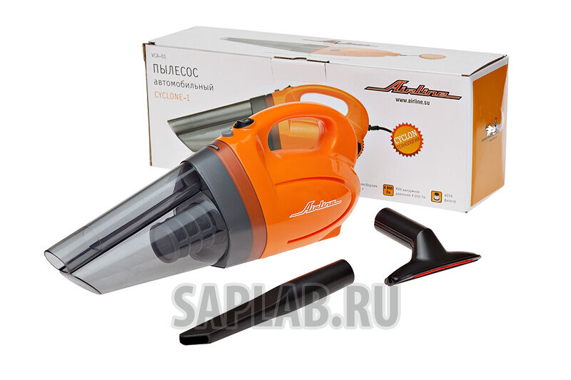 Купить Airline VCA01 Пылесос автомобильный Cyclone-1 (150Вт/0,5л/4 КПа)