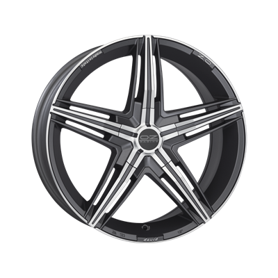 Купить Oz WHS057376 David 16/7 ET37 Matt graphite diamond cut