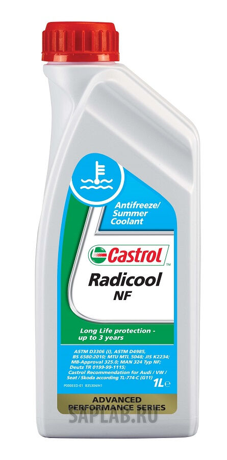 Купить Castrol 15101F Антифриз Radicool NF, 1л.