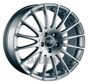 Купить Oz WHS027312 Superturismo GT 15/6,5 ET35 Race silver + black lettering