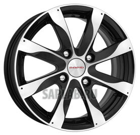 Купить Rapid R14249 RAPID ДЖЕМИНИ АЛМАЗ (KC617) 6.0X15 4/114.3 ET44 d56.6 /black/ [r14249]