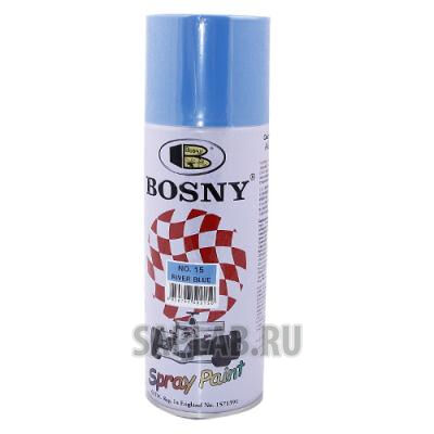 Купить Bosny 15 Краска акриловая (голубой) аэрозоль 400мл