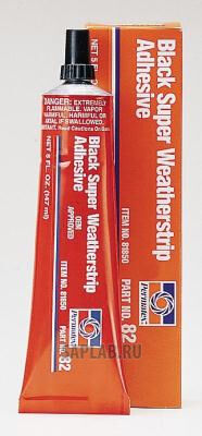 Купить Permatex 81850 Клей для Уплотнителей Дверей и Окон (Чёрный) 147 мл