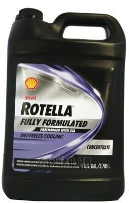 Купить Shell 021400018013 Rotella FULLY FORMULATED Coolant/Antifreeze WITH SCA Concentrate