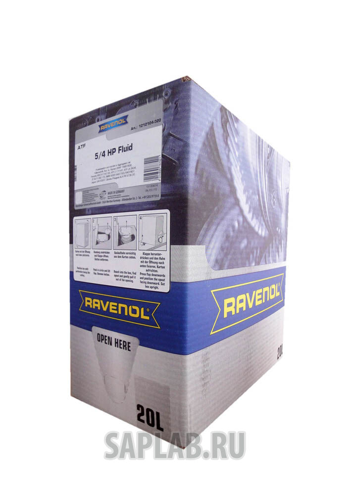 Купить Ravenol 4014835787421 Трансмиссионное масло  ATF 5/4 HP (20л)