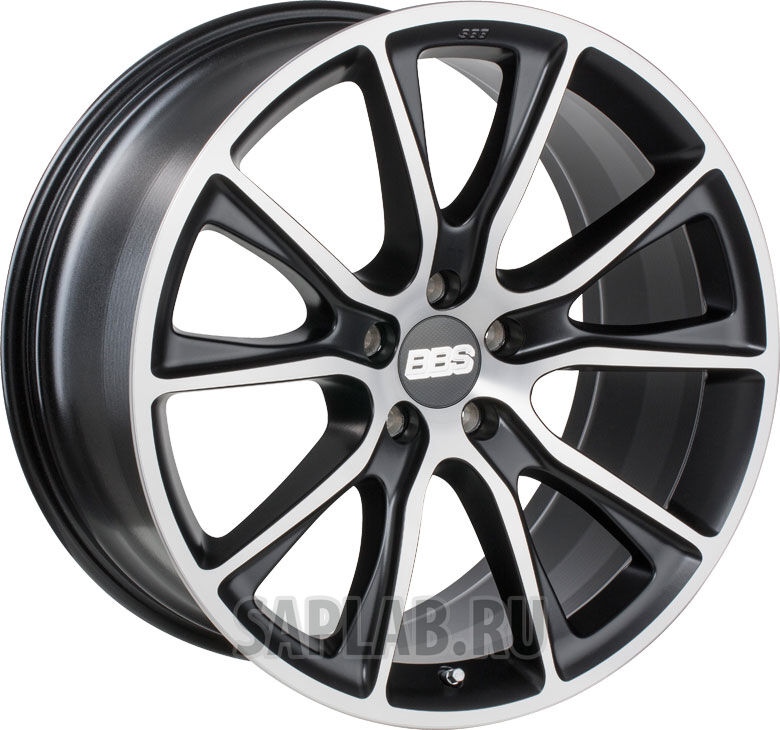 Купить Bbs WHS113777 SV 19/8,5 ET38 Satin black/diamond cut