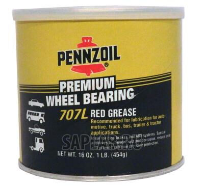 Купить Pennzoil 071611977715 Смазка для подшипников колеса (красная) 707 L