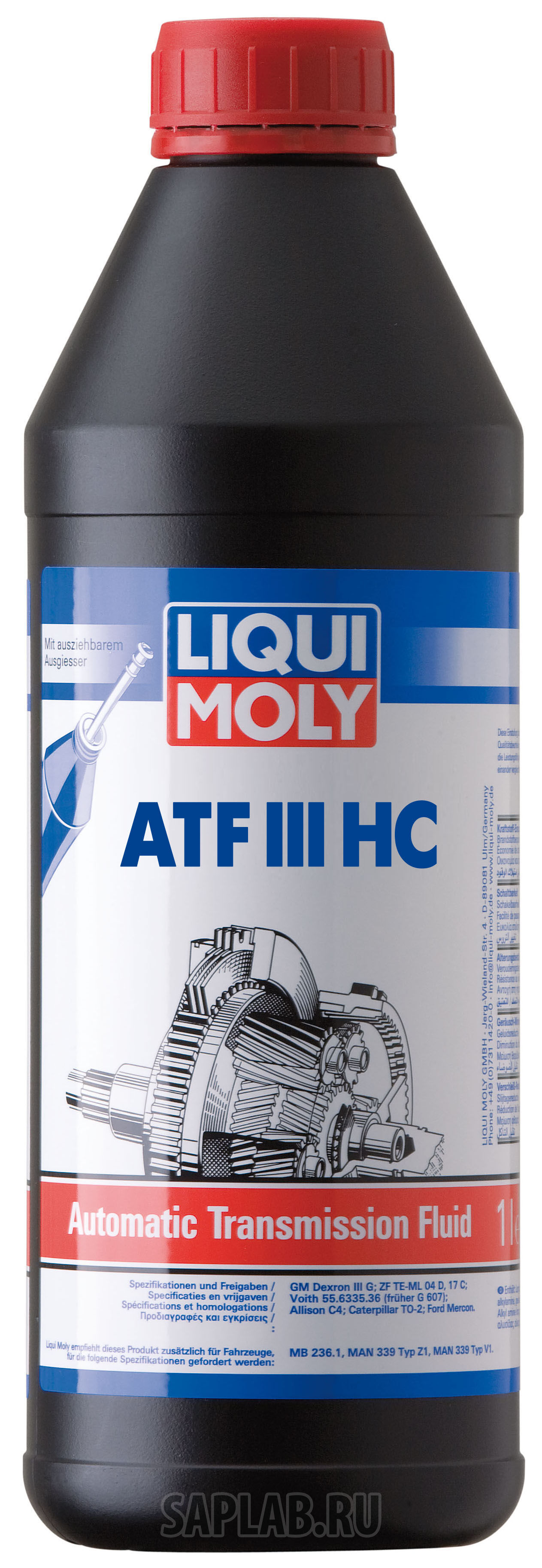 Купить Liqui moly 3946 Трансмиссионное масло для АКПП ATF III HC
