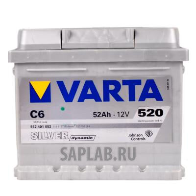 Купить Varta 552401052 Silver Dynamic C6 52/Ч 552401052