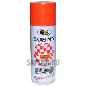 Купить Bosny 14 Краска акриловая (оранжевый) аэрозоль 400мл