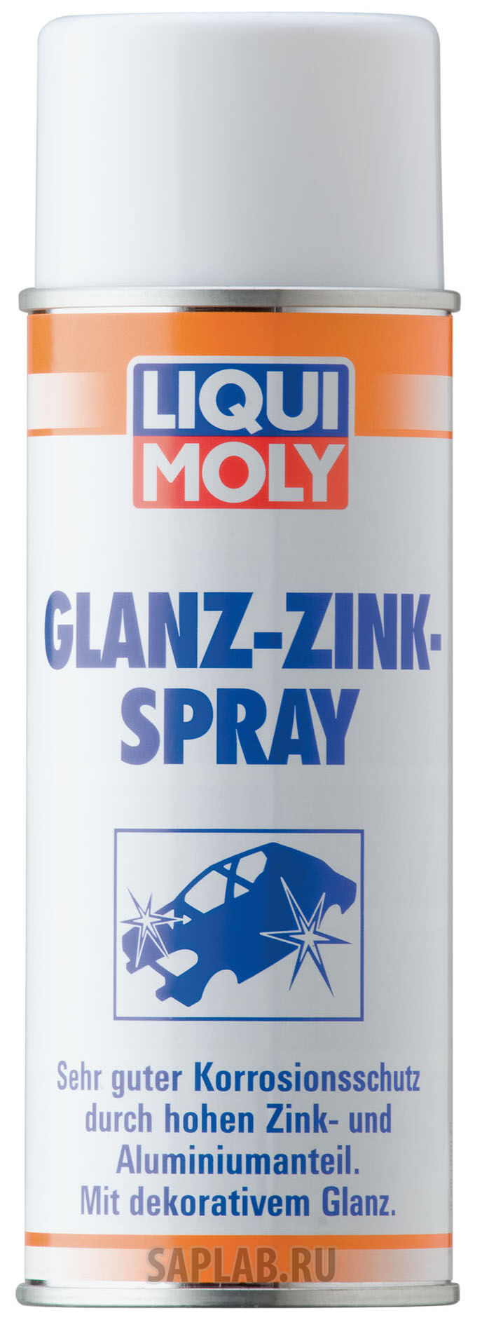 Купить Liqui moly 1640 Глянцевая цинковая грунтовка Glanz-Zink-Spray