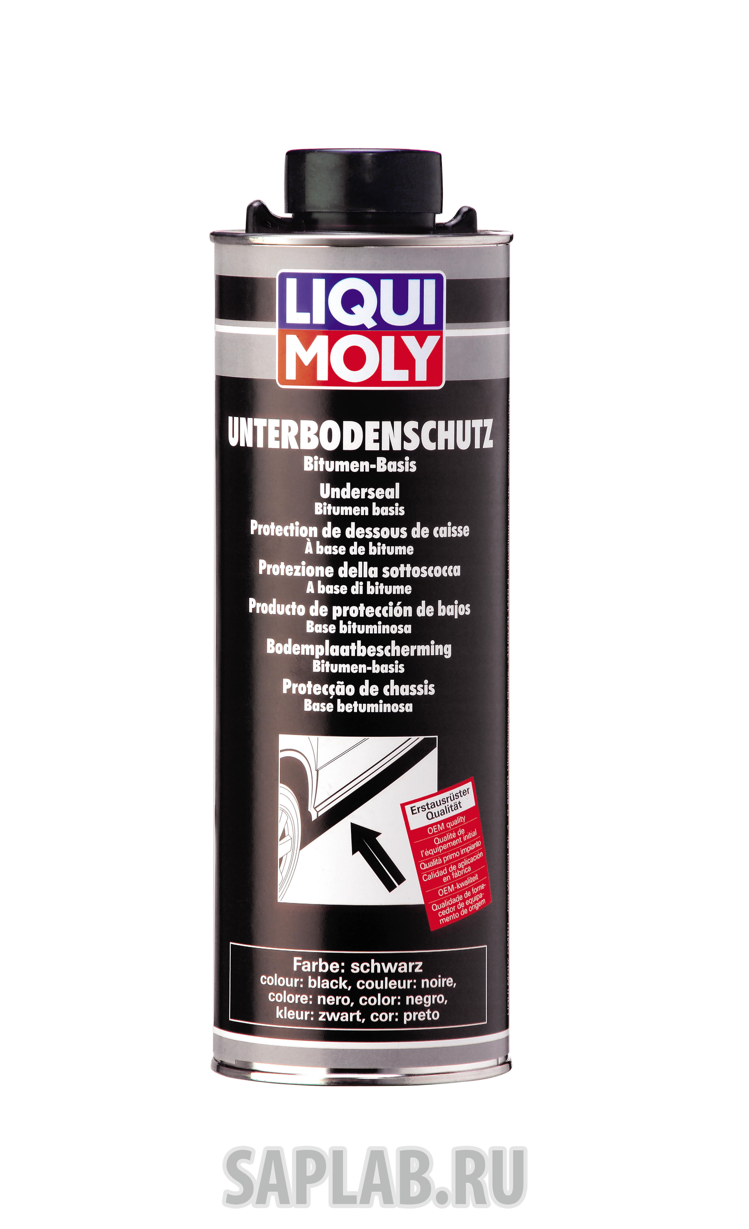 Купить Liqui moly 6112 Антикор для днища кузова битум/смола (черный) Unterboden-Schutz Bitumen schwarz