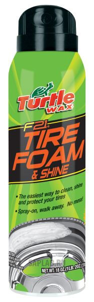 Купить Turtle wax 49TW Пенный очиститель и Блеск для шин F-21 510 гр.