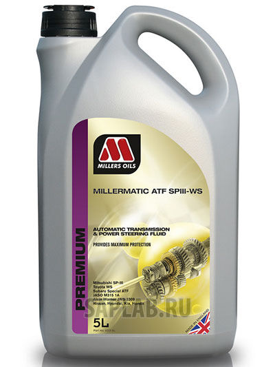 Купить Millers oils 6213GRR Жидкость для автоматических трансмиссий Millermatic ATF SP III-WS, 5л