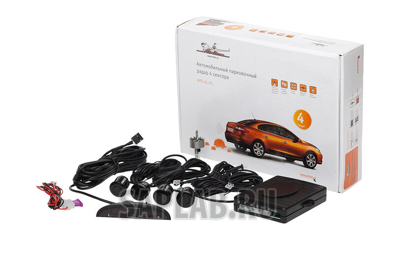 Купить Airline APS4L01 Парковочный радар 4 датчика, светодиодный экран