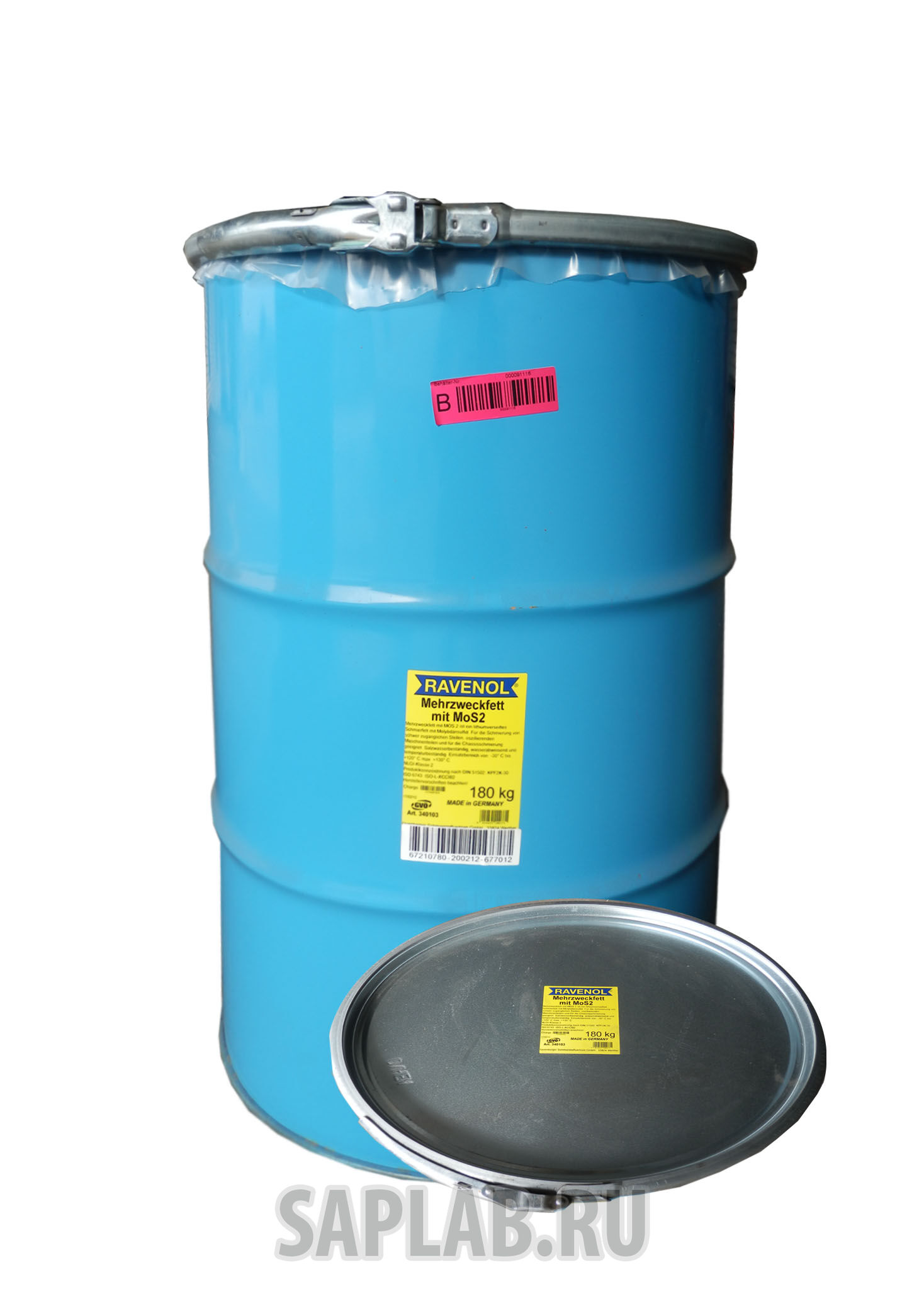 Купить Ravenol 4014835200371 Смазка Mehrzweckfett m.MOS 2 (180кг)