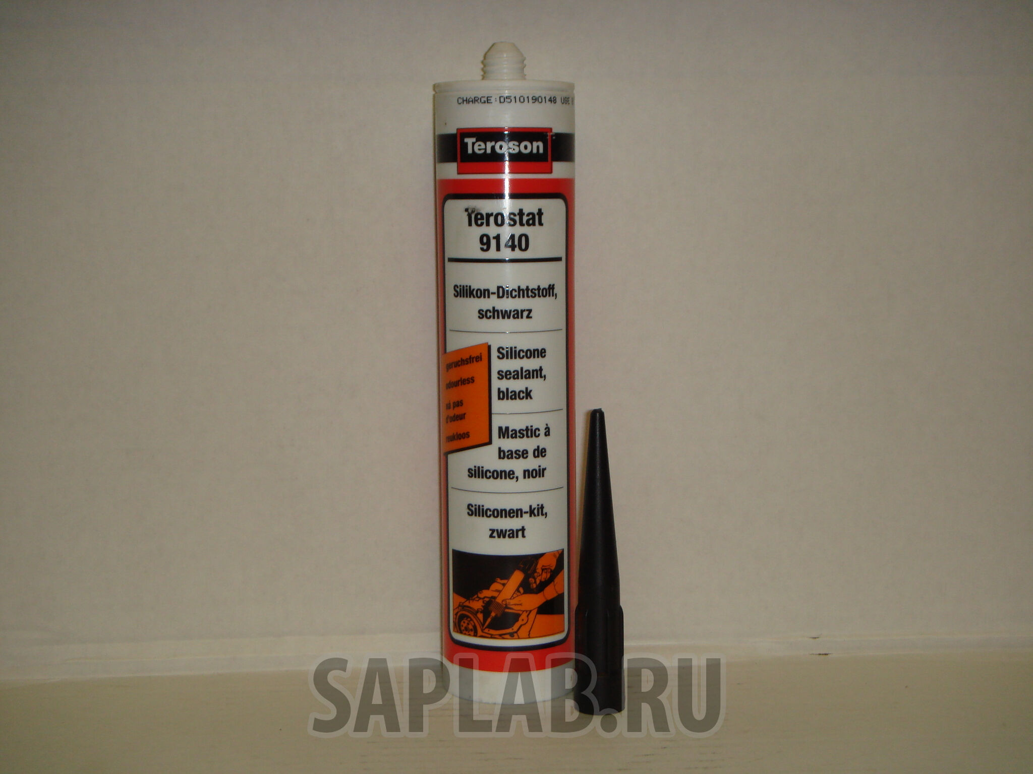 Купить Teroson 267085 Герметик черный, нейтральный (картуш), 310 мл