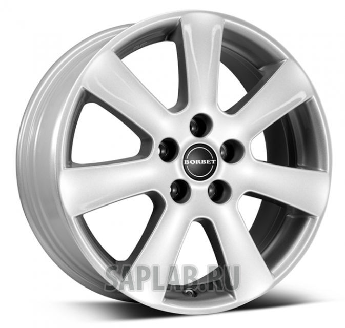 Купить Borbet WHS090785 CA 16/7 ET38 Kristallsilber - lackiert