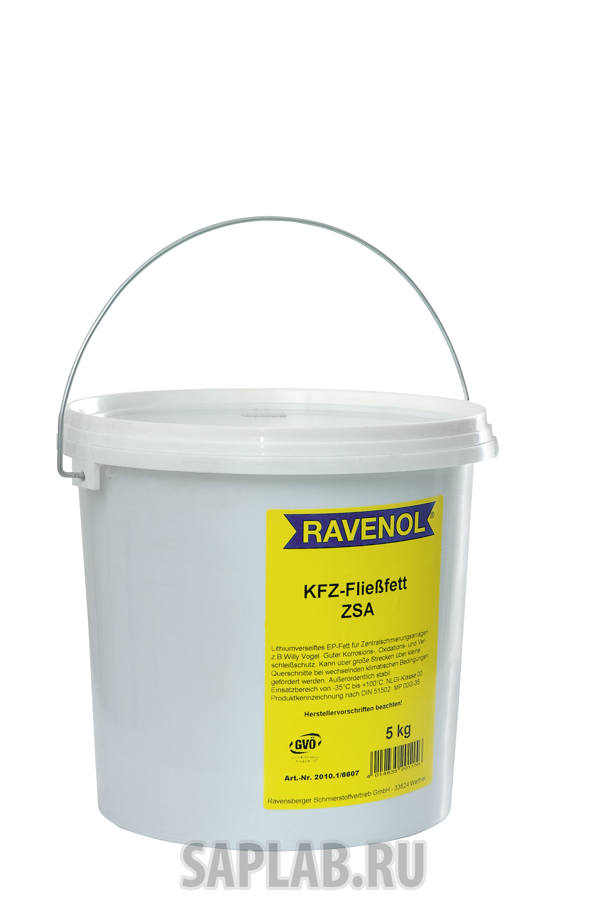 Купить Ravenol 4014835201156 Смазка для централиз. систем KFZ-Fliessfett ZSA (5кг)
