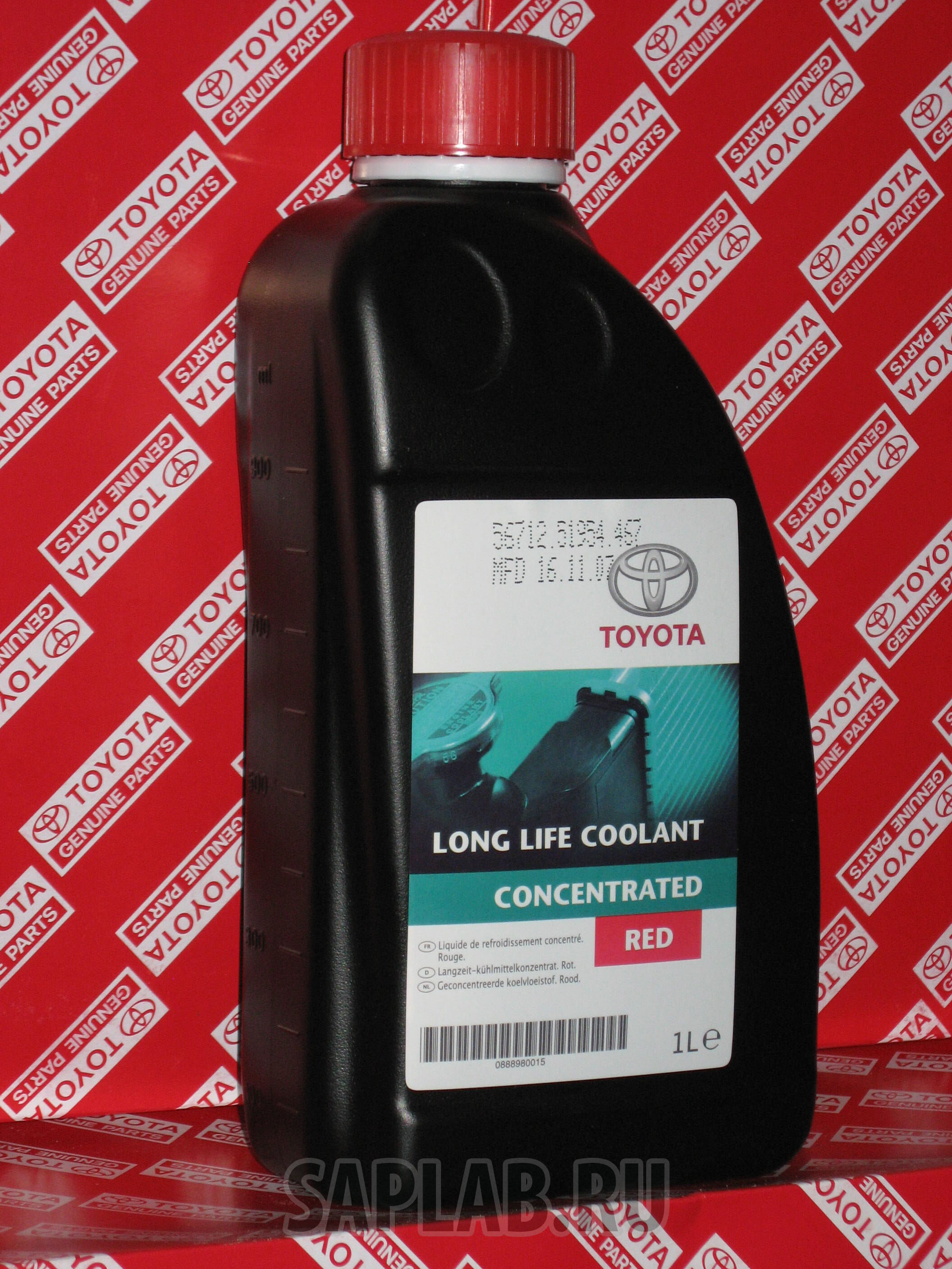 Купить Toyota 0888980015 Long Life Coolant ConcentrateD Red