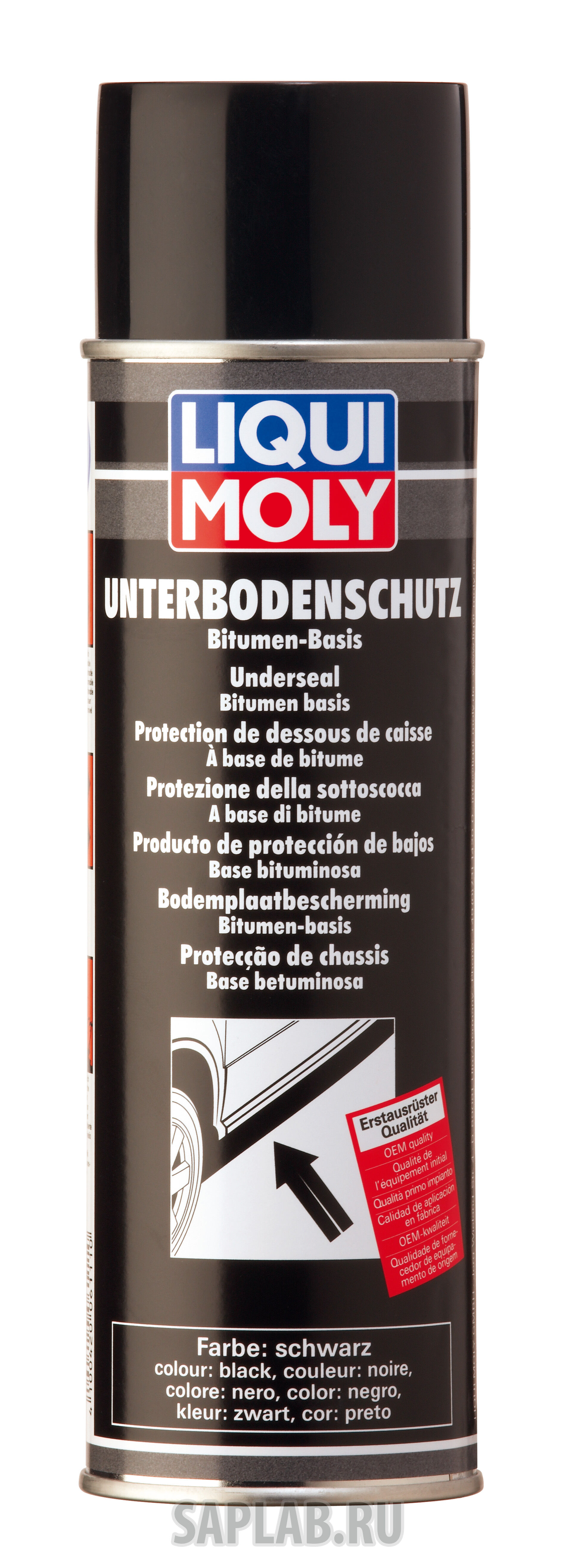 Купить Liqui moly 6111 Антикор для днища кузова битум/смола (черный) Unterboden-Schutz Bitumen schwarz