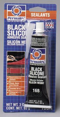 Купить Permatex 81158 Клей - Герметик RTV Силиконовый (Черный) Тюбик 85г.