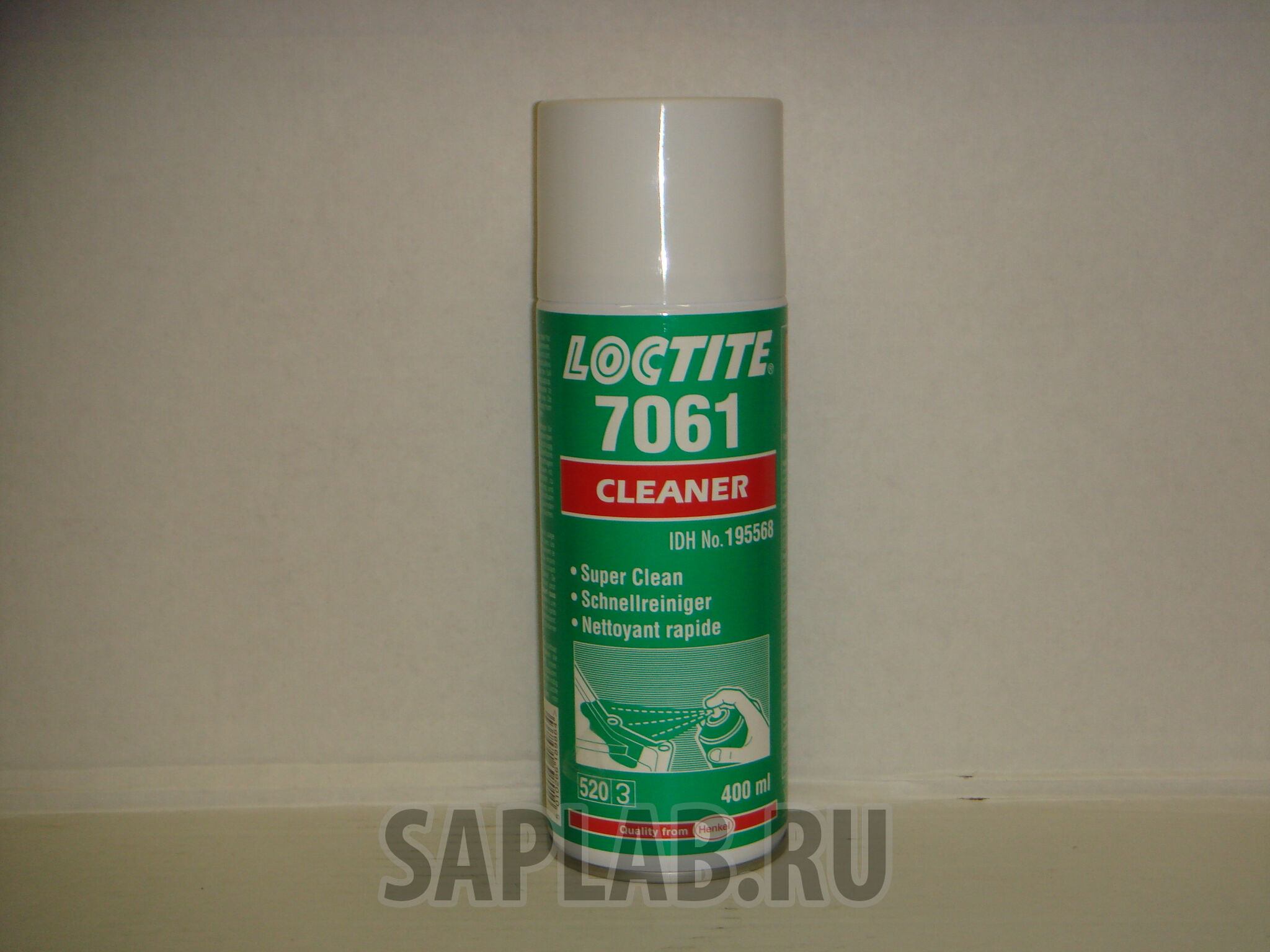 Купить Loctite 195568 Быстродействующий очиститель для металлов, спрей 400мл.