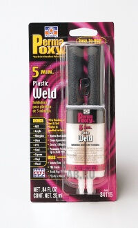 Купить Permatex 84115 СВАРКА ДЛЯ ПЛАСТИКА 5мин. двухкомпонентная Шприц 25 мл